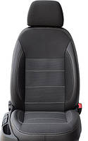 Авточехлы на сидения из экокожи и автоткани Hyundai Accent 2005-2010 Premium Style MW Brothers