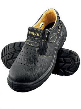 Робочі сандалі шкіряні захисні з металевим носком спецвзуття літнє, робоче спец взуття