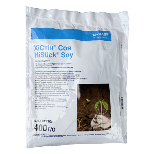 Інокулянт торф'яний для сої ХіСтік Соя, 0,4 кг., фото 1