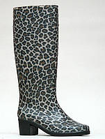 Жіночі гумові чоботи STELLA (леопард)