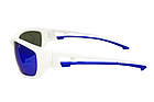 Захисні окуляри з поляризацією BluWater Seaside White Polarized (G-Tech™ blue), дзеркальні сині, фото 4