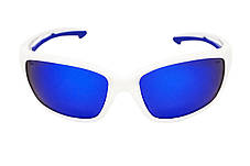 Захисні окуляри з поляризацією BluWater Seaside White Polarized (G-Tech™ blue), дзеркальні сині, фото 3