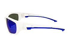 Захисні окуляри з поляризацією BluWater Seaside White Polarized (G-Tech™ blue), дзеркальні сині, фото 4