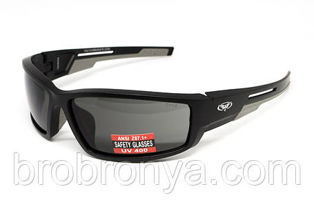 Окуляри захисні Global Vision Sly (gray), сірі, фото 1