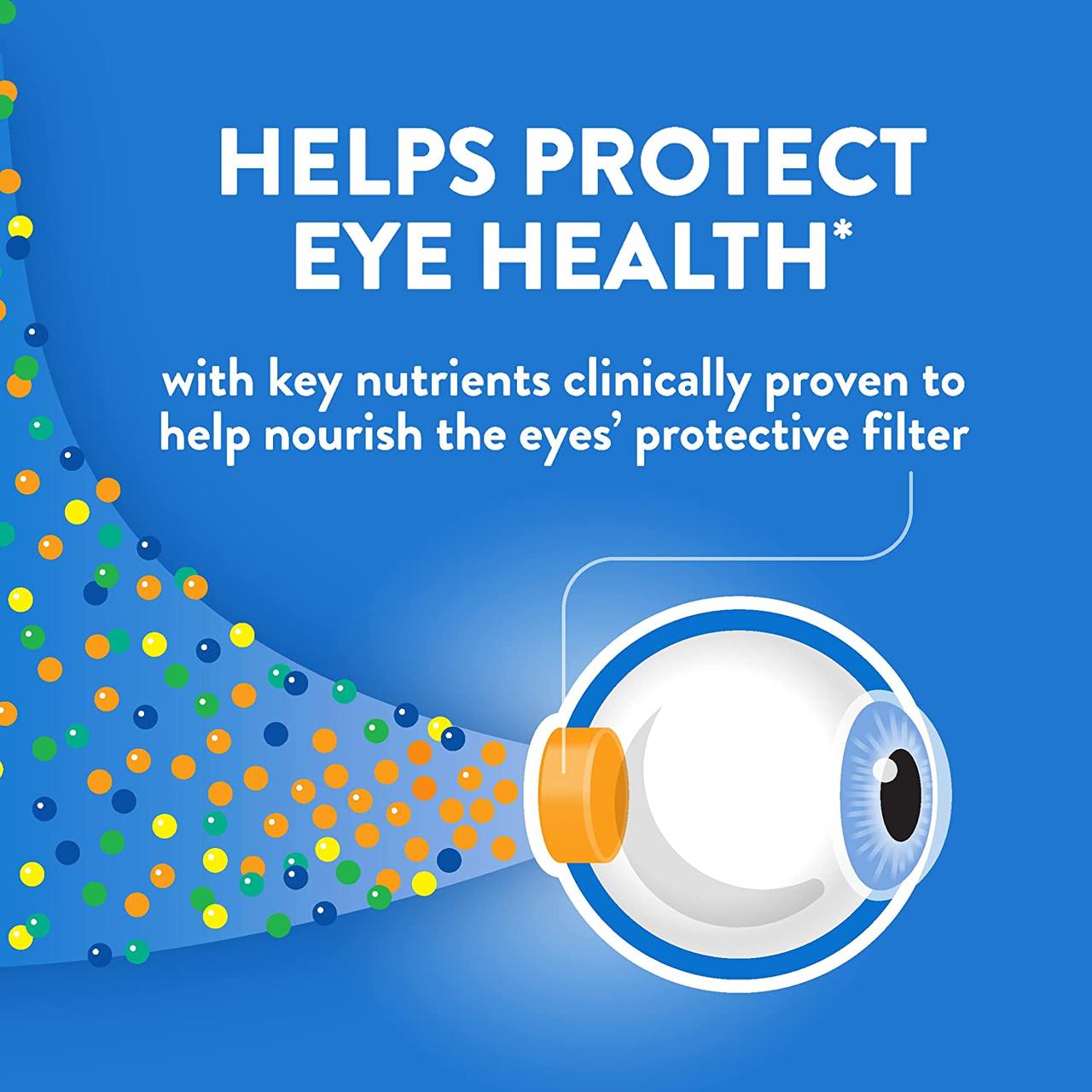 Витамины для глаз Bausch & Lomb Ocuvite Eye Vitamin & Mineral Supplement Adult 50+, (50 таблеток) - фото 4 - id-p1853139517