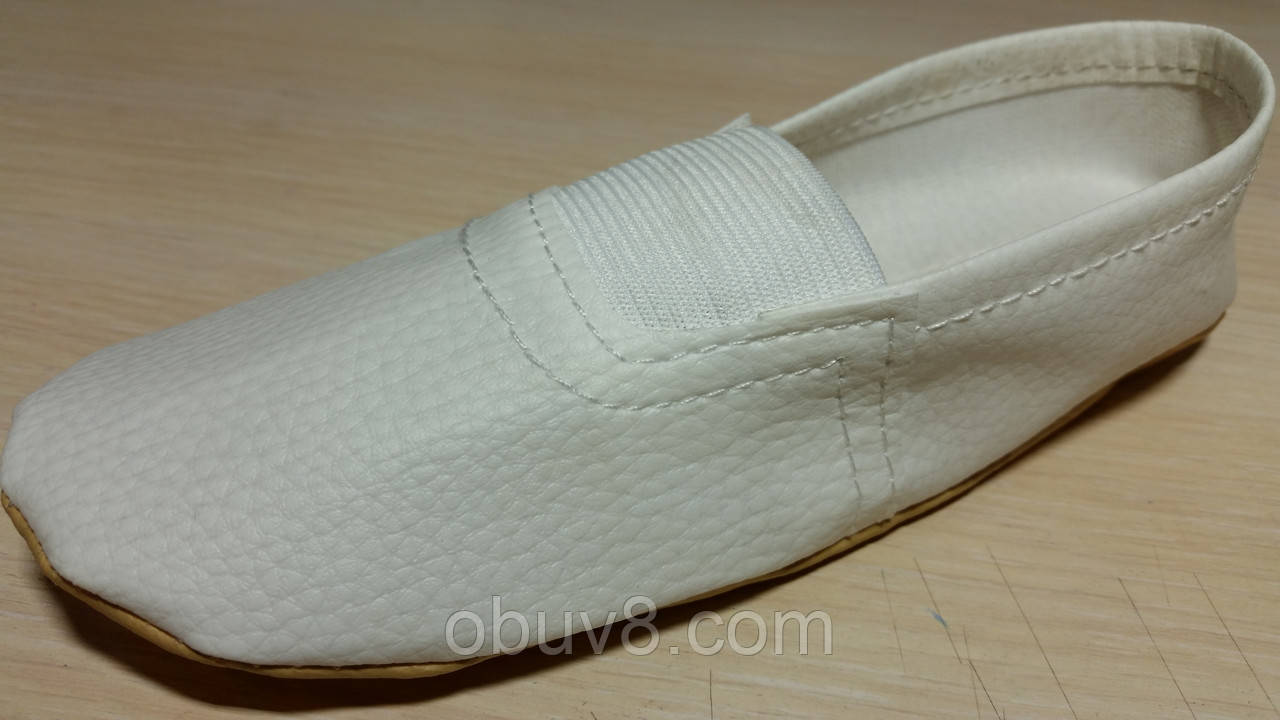 Чешки белые обувь для гимнастики оптом - фото 3 - id-p36365322