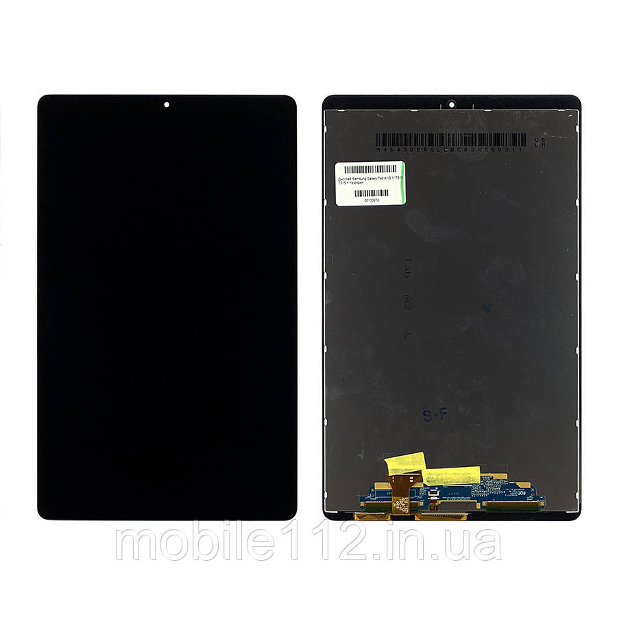 Екран (дисплей) Samsung Galaxy Tab A 10.1" T510 T515 з тачскріном чорний оригінал Китай