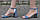 Розміри 38, 39, 40  Босоніжки жіночі замшеві, блакитні, стійкий каблук - 7 сантиметрів  Horoso 9914-5, фото 6