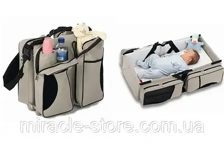 Універсальна сумка-ліжко для малюків Ganen baby bed and bag багатофункціональне перенесення-трансформер, фото 2