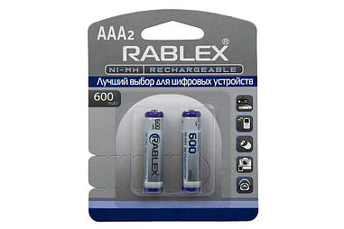 RABLEX AAA HR03 600mAh 1.2V Rechargeable Battery Акумулятори