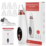 Апарат для глибокого вакуумного чищення пор обличчя Dermal Multi-Functional Cleaning, фото 4