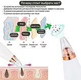 Апарат для глибокого вакуумного чищення пор обличчя Dermal Multi-Functional Cleaning, фото 6