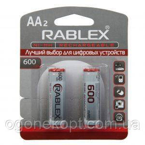 RABLEX AA HR06 600mAh 1.2V Rechargeable Battery, фото 1