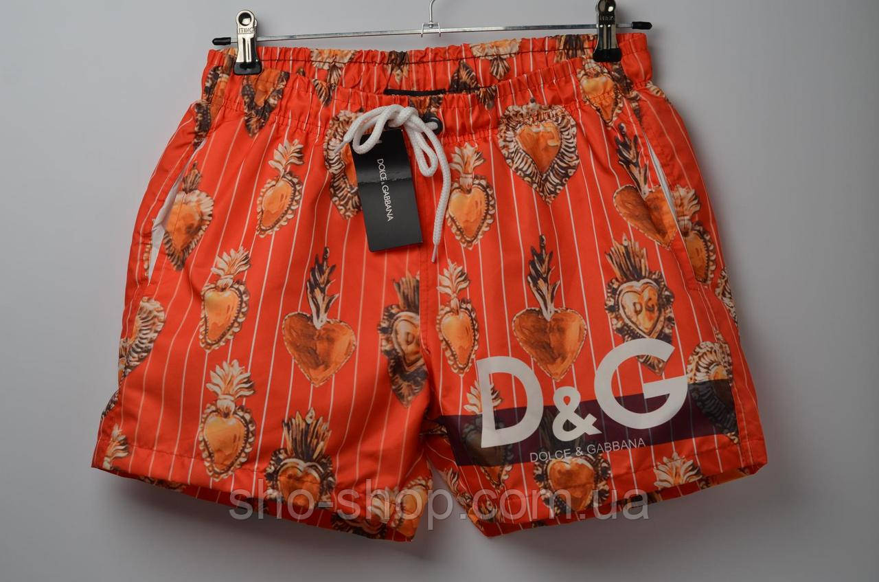Плавки Dolce&Gabbana Red плавальні шорті дольші за габану шорти плавальні чоловічі шорти для спорту, фото 1
