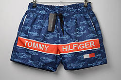 Плавки Tommy Hilfiger Blue плавальні шорти томмі шорты плавательные мужские шорти для спорту