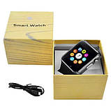 Смарт-годинник Smart Watch A1 розумний електронний зі слотом під sim-карту + карту пам'яті micro-sd. TP-680 Колір: чорний, фото 9