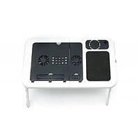 Складной столик для ноутбука LD-09 E-Table, столик с охлаждением 2 DC-996 USB кулера