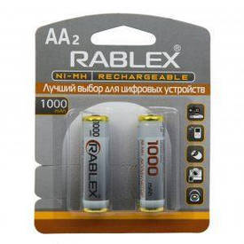 RABLEX AA HR06 1000mAh 1.2V Rechargeable Battery