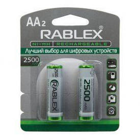 RABLEX AA HR06 2500mAh 1.2V Rechargeable Battery