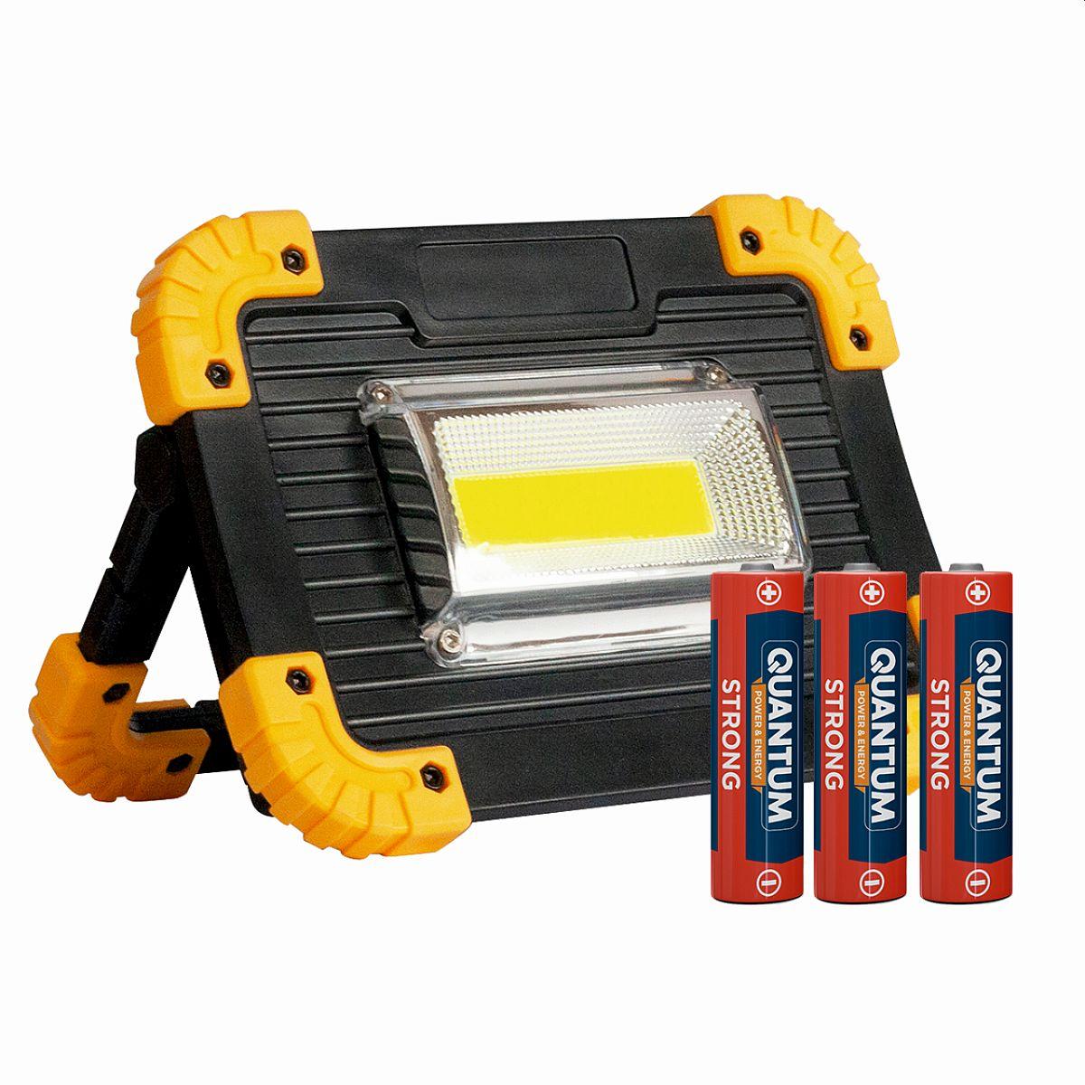 Ліхтар worklight FL2032 LED+COB з USB +3xAA/LR6, фото 1