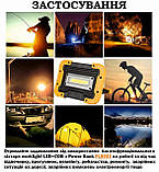 Ліхтар worklight FL2033 LED+COB з USB з функцією Power Bank +2x18650/2600, фото 10