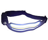 Налобний ліхтар COBA CB-689-3 акумуляторний, з датчиком руху 8247, фото 3