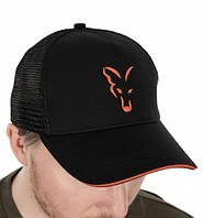 Кепка Fox Collection trucker Black and Orange