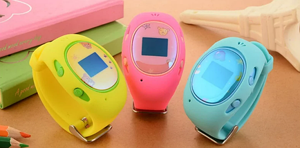 Дитячий годинник з GPS-трекером G65 смартгодинник із сім-карткою. Блакитний, фото 2