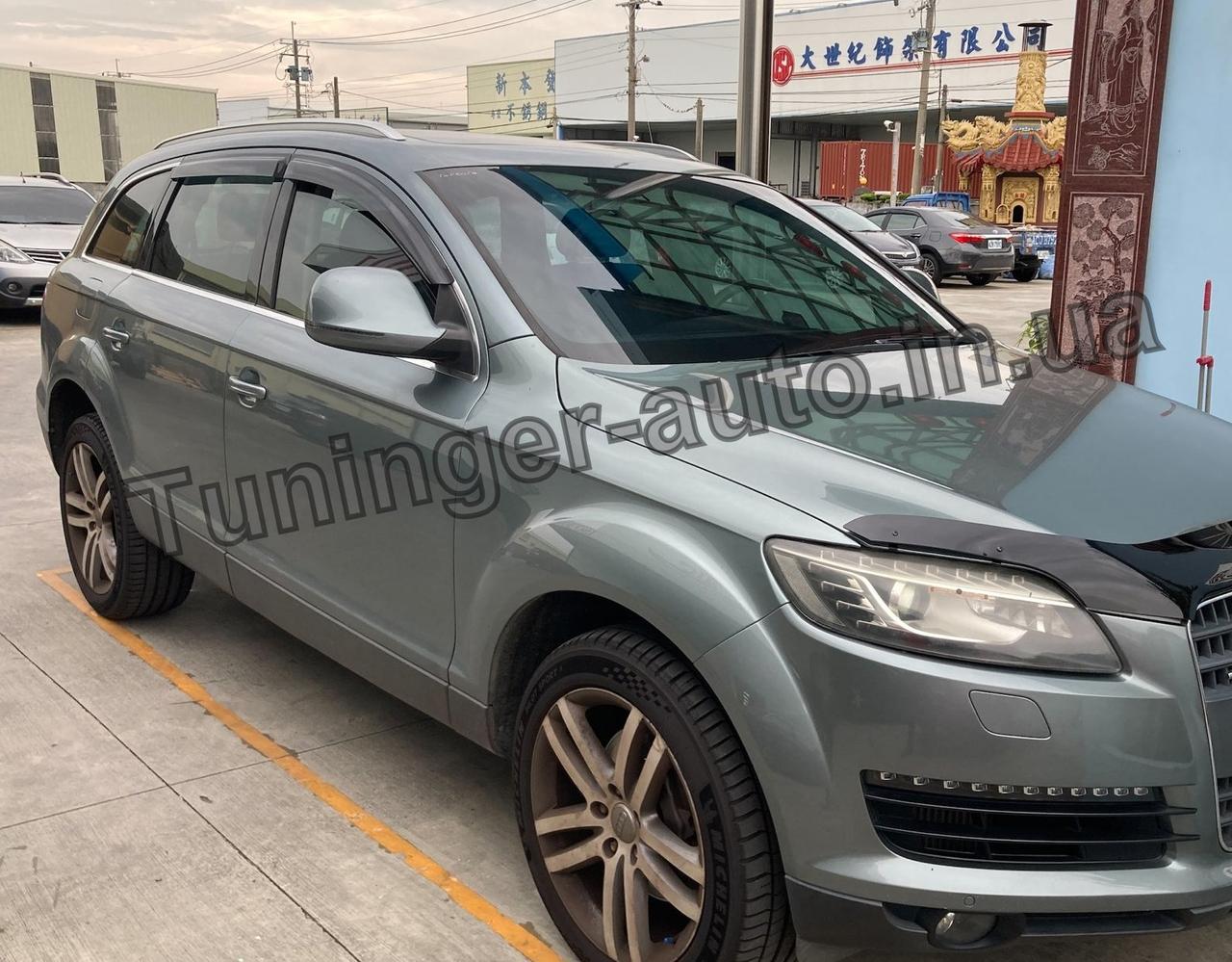 Дефлектори вікон (вітровики) Audi Q7 2006-2015 (Hic)