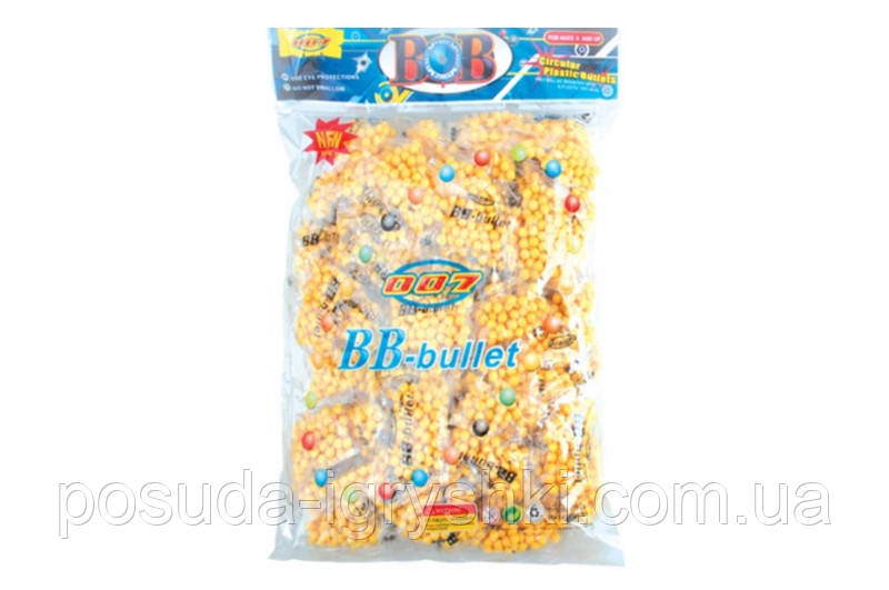 Пластикові кулі для дитячої пневматичної зброї BB-4A., фото 1