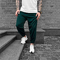 Спортивные штаны мужские темно-зеленые
