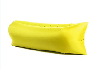 Надувний лежак для відпочинку, шезлонг Cloud lounger, жовтий, фото 3