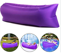 Надувний лежак для відпочинку, шезлонг Cloud lounger, фіолетовий