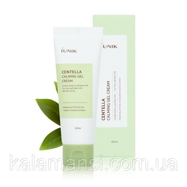 Заспокійливий гель-крем із центелою азійською Iunik Centella Calming Gel Cream 60 мл