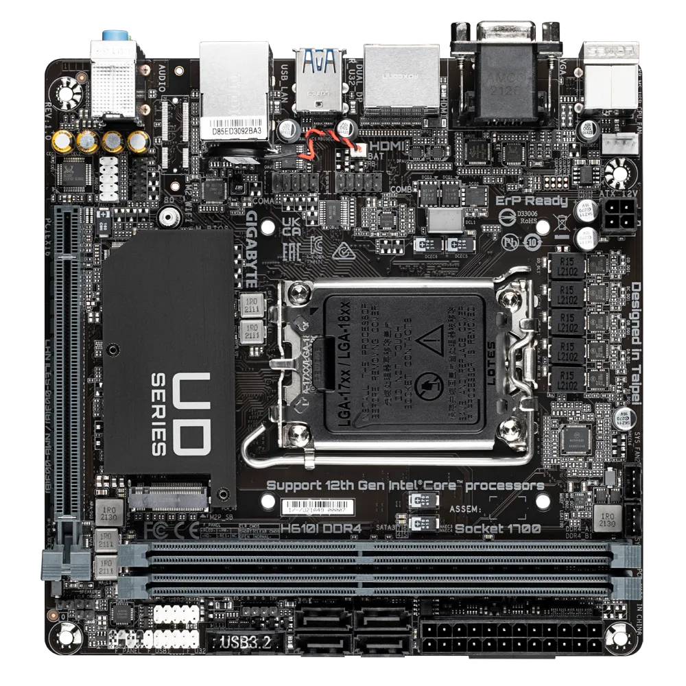 GIGABYTE H610I DDR4, фото 1