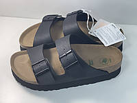 Женские летние ортопедические шлепанцы BIRKENSTOCK PAPILLIO ARIZONA GROOVED VEGAN 38,39,40