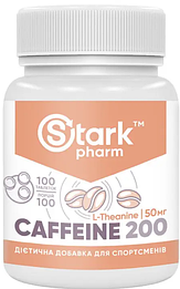 Кофеїн Caffeine 200 мг Stark Pharm 100 таблеток