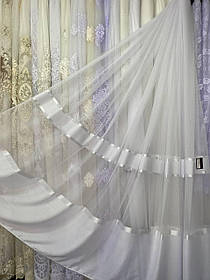 Тюль бамбук заввишки 2,8 м. біла