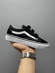 Кеди жіночі чорні Vans Old Skool Black White (12238)