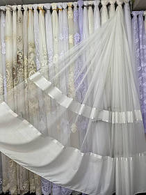 Тюль бамбук заввишки 2,8 м. біла