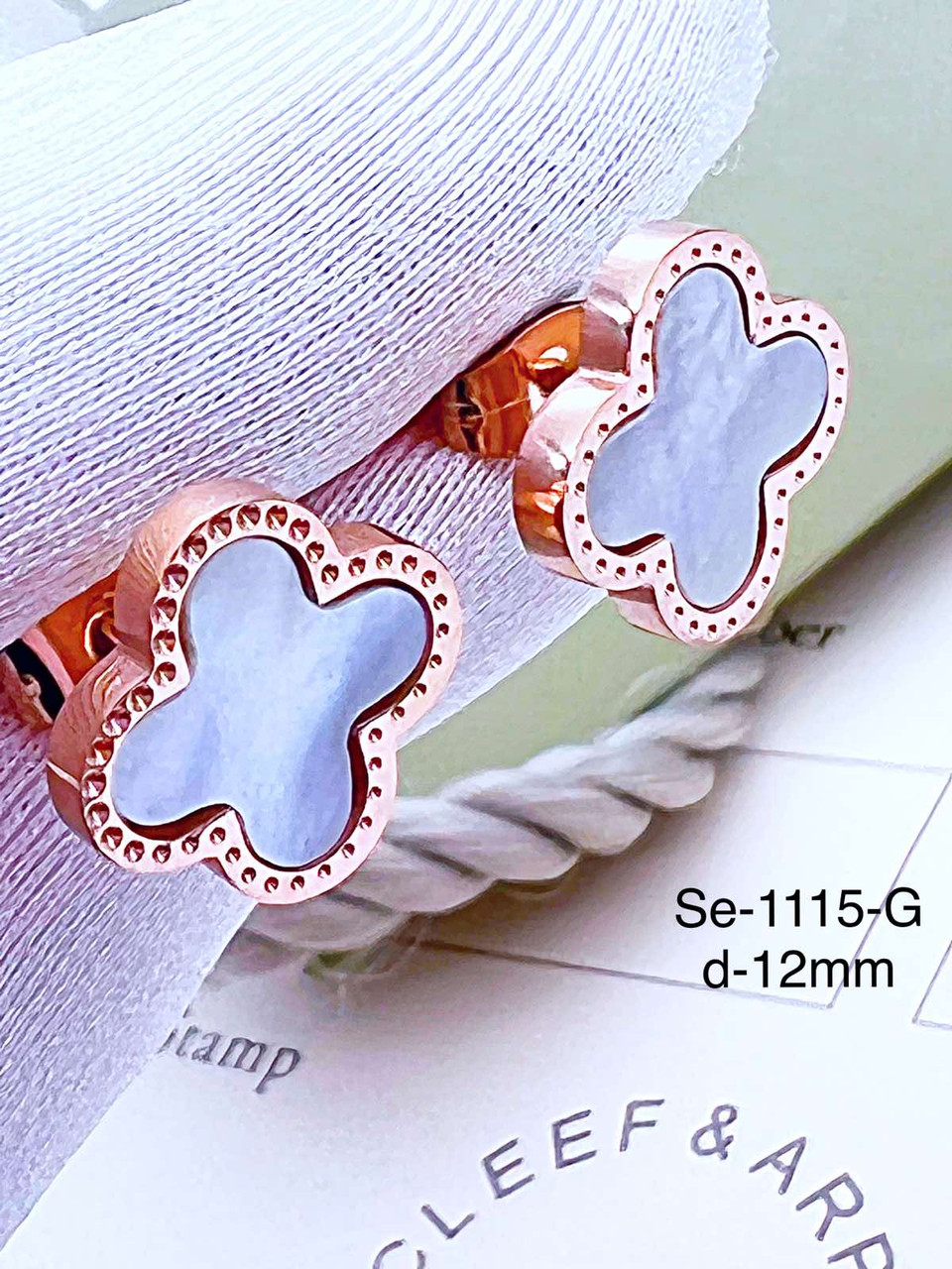 Сережки Stainlees Steel преміум