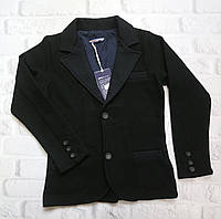 Пиджак жакет темно-синий кашемировый для мальчиков р 128