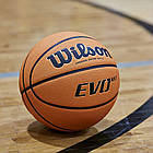 М'яч баскетбольний професійний Wilson Evo NXT FIBA Ball Game розмір 6, 7 композитна шкіра (WTB0965XB), фото 7