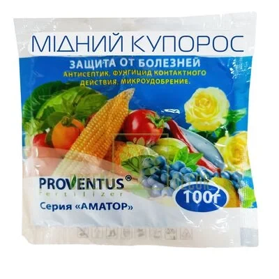 Мідний купорос 100г / 50 шт( Садко) (шт)