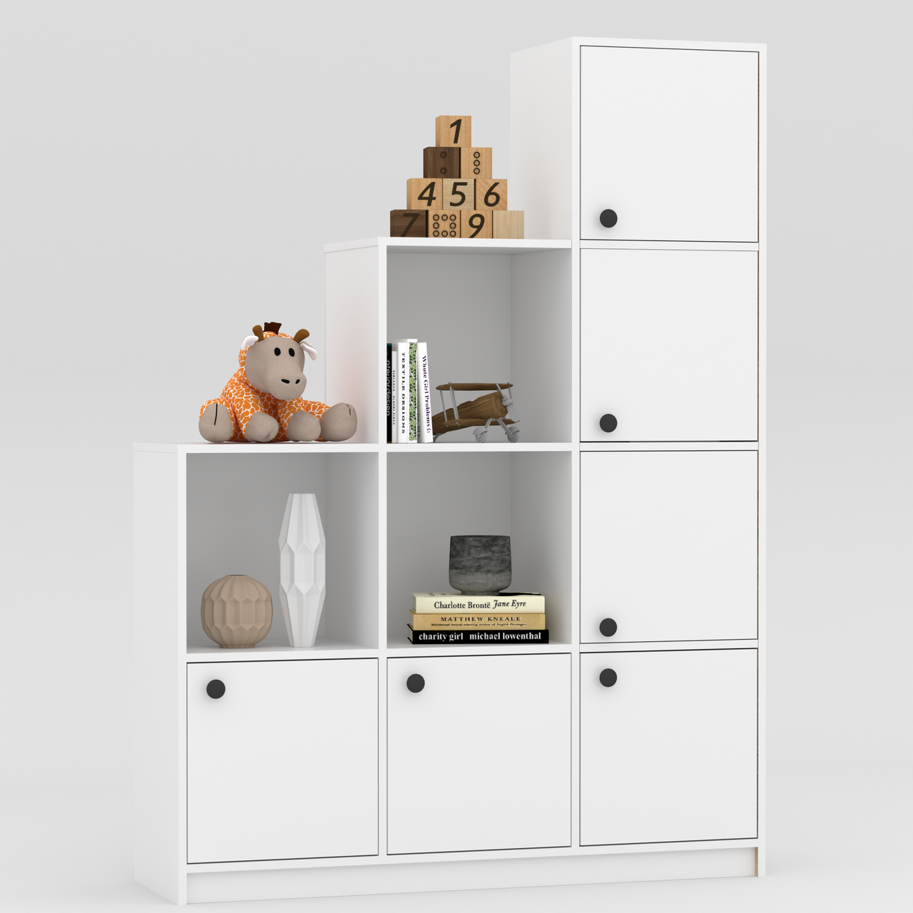 Стелаж в дитячу 1660х1206х352 мм Білий, фото 1