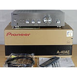 Підсилювач звуку Pioneer A-40AE Silver, фото 3