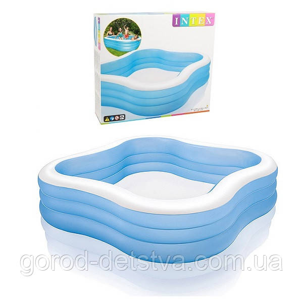 Дитячий надувний басейн Intex 57495 на 1215 л розмір 229 x 229 x 56 см