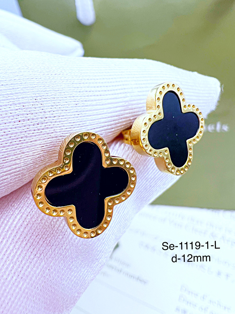 Сережки Stainlees Steel (14-K)