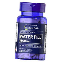 Сечогінний засіб з калієм Puritan's Pride Extra Strenght Water Pill 100 капс, фото 3