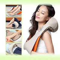 Роликовый массажер для спины и шеи massager neck kneading